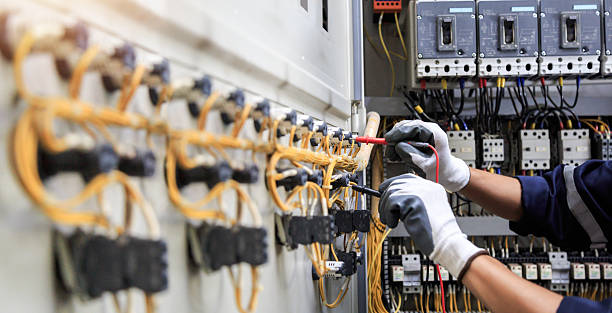 Professional Electrician technician working in Plymouth, WI